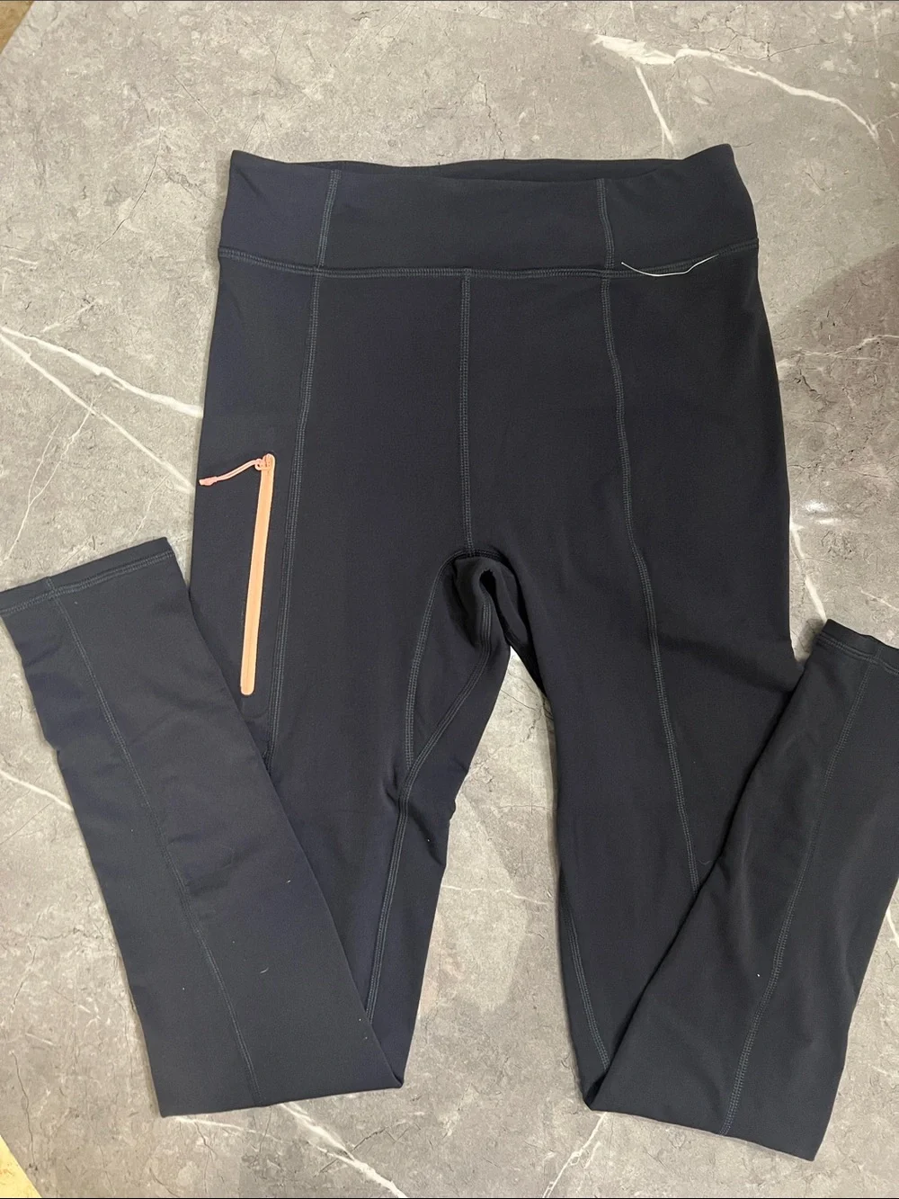 Free People Black Leggings with Zip Pocket
